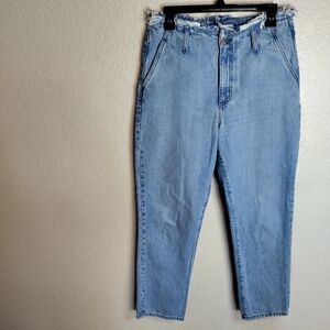 nobody denim Siena Jean super high rise wide leg ankle Sz 27